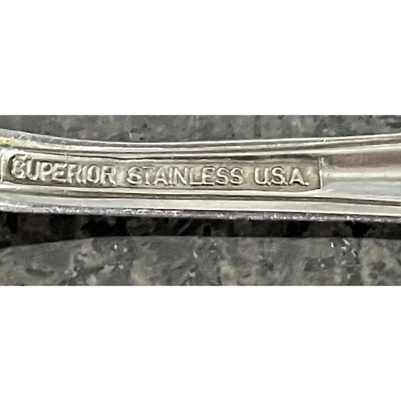 Superior Stainless‎ Steel USA Flatware Set 7 Mixed Pieces Knifes Forks & Spoons - Picture 5 of 6